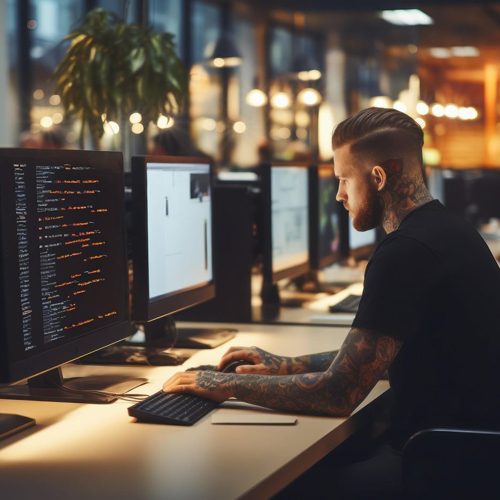IT-Spezialist am Arbeitsplatz